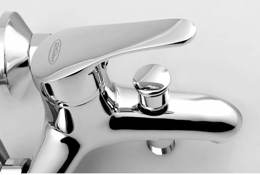 AQUALINE 50 Badewanne-Wandarmatur, Abstand 100mm, Chrom 5 AQUALINE 50 Badewanne-Wandarmatur, Abstand 100mm, Chrom – Bild 3