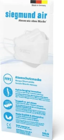 Siegmund AIR FFP2 Maske - 20 Stück 8 Siegmund AIR FFP2 Maske - 20 Stück -Vidailo Verkaufe 003a51290d74a79337ec1755d669aa8e
