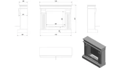 Portal Bioethanolkamin AUGUST Weiß -Vidailo Verkaufe 03010b419e81332c66ea578b19dc0bb4