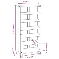 VidaXL CD-Schrank HAMAR Honigbraun 45x18x100 Cm Massivholz Kiefer -Vidailo Verkaufe 031161d969d40a4e799e43144b6de832