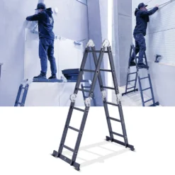 STAHLWERK Mehrzweckleiter 150 Kg Alu Klappleiter Trittleiter Aluminiumleiter -Vidailo Verkaufe 0371fd532b99a90a25724523c6269a61