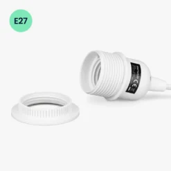 Kwmobile 3x E27 Lampenfassung Mit Schalter - E27 Fassung Weiß Mit 5m Netzkabel Schraubring Schalter - Lampenaufhängung Pendelleuchte Hängeleuchte -Vidailo Verkaufe 03b4863f5a30f8269601fe716b54cd8c