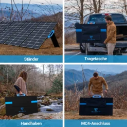 BLUETTI Solarspeicher AC300 & B300 Zusatzbatterie, Mit PV350 Solarmodulen, 3072Wh Stromerzeuger Mit 6 3000W AC Ausgängen(6000W Peak), LiFePO4 Batterie-Backup Für Den Heimgebrauch, Stromausfall -Vidailo Verkaufe 040f5726a5a7b3bfff59d0cf0d613642