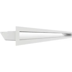 Lüftungsgitter LUFT 6x80 Weiß Slim