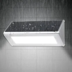 Neoglint Solar-Wandleuchte, Radar-Bewegungssensor, 48 LEDs, Superhelle 1100 Lumen, Wasserdichte Gartenlampe, Aluminiumlegierung, Gehaeuse Fuer Garten, Terrasse, Hof, Zaun, Garage, Deck -Vidailo Verkaufe 06123e221c4599877290c64d756c030f