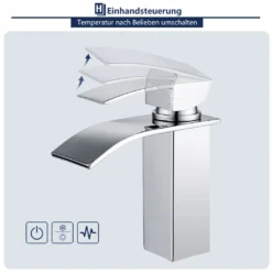 Wasserhahn Bad Wasserfall Badarmatur Messing Waschtischarmatur Für Badezimmer Einhandmischer Waschbecken Armatur Verchromt Silber 16 Wasserhahn Bad Wasserfall Badarmatur Messing Waschtischarmatur Für Badezimmer Einhandmischer Waschbecken Armatur Verchromt Silber -Vidailo Verkaufe 06594dd4839c0421cf1f5adbf09b2b3f