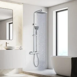 Duschsystem Mit Thermostat Regendusche Duschset Inkl. Duschkopf Handbrause Und Duschstange Duschsäule Für Dusche Duscharmatur 15 Duschsystem Mit Thermostat Regendusche Duschset Inkl. Duschkopf Handbrause Und Duschstange Duschsäule Für Dusche Duscharmatur -Vidailo Verkaufe 0707ca3f3ed115255323f77b67f61322