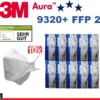 10er Pack 3M™ Aura™ Atemschutzmaske 9320+ FFP2 FFP 2 I CE2797 I Ohne Ventil -Vidailo Verkaufe 071b8469444bc0ff61cccf1a11c79389