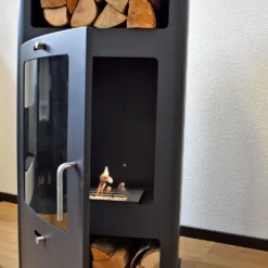 GLOW FIRE Ethanol Kamin 'Oslo' | Ethanolofen In Schwarz Mit 6 Std. Brenndauer Und 2 KW Heizleistung | HxBxT: 98,1x52x34 Cm -Vidailo Verkaufe 07ae12cbf421bacdfb120afc59c86b37