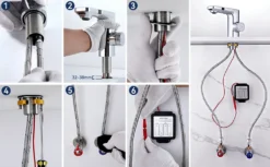 Lonheo Infrarot Sensor Wasserhahn Bad Automatik Waschtischarmatur Mit Zwei Infrarotsensor Einhebelmischer Waschbecken Mischbatterie Badarmatur, Chrom -Vidailo Verkaufe 08b3f93854a57f607d92cf8b7f63bb87