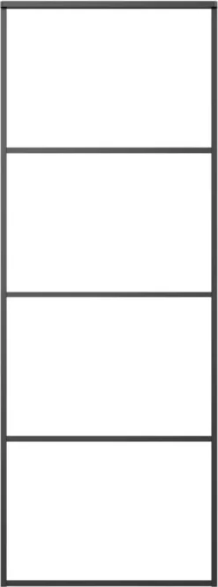 VidaXL Schiebetür Aluminium Und ESG Glas 76x205 Cm Schwarz -Vidailo Verkaufe 0912911e88711355649e2ba403f527ad