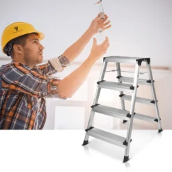 STAHLWERK Trittleiter 150 Kg Alu Leiter Klappleiter Klapptritt Mehrzweckleiter -Vidailo Verkaufe 09a829d9ff33924592b119ba2f5c8ec8