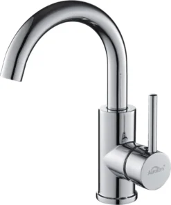 Auralum Wasserhahn 360° Drehbar Bad Armatur Waschbecken Mischbatterie Waschtischarmatur Einhandmischer Badarmatur Fürs Badezimmer