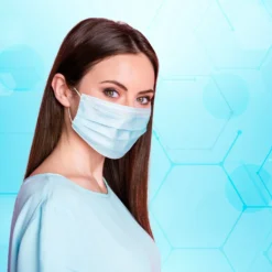 Medizinische Gesichtsmasken TYP IIR Einweg Mund Nasenschutz Maske 3-lagig 50x -Vidailo Verkaufe 09ff6552d0b500b4a715034d69dbde77