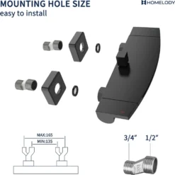 Moderne Badewannenarmatur Mit Regal Wannenarmatur Wasserfall Mit Handbrause Badewanne Armatur Duscharmatur Für Bad Schwarz Matt -Vidailo Verkaufe 0ad59d8ec323e7b517d0a32bdd71f0f6