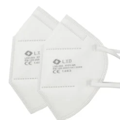 FFP2 Maske Mundschutz Atemschutz 5-lagig Weiss CE 1463 LXD -Vidailo Verkaufe 0b68cd67b97f72a431080cc055f83bfb