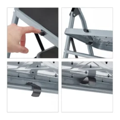 Relaxdays Graue Trittleiter Mit 4 Stufen -Vidailo Verkaufe 0c06a1a720783865053a18a67d7e781b