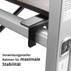 STAHLWERK Leitergerüst 150 Kg Alu Klappleiter Arbeitsplattform Mehrzweckleiter -Vidailo Verkaufe 0ca08a0de74f0b24bff4c9048b3ef9c4