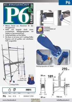 Facal Fahrgerüst P6 Plus Bis 2,90m AH -Vidailo Verkaufe 0e4d40246762fa7823066b7d4afa41e0