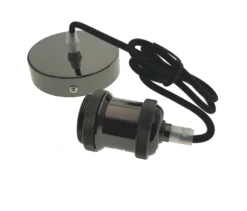 Lampenhalterung *JACOB* Fassung E27 Modern Schwarz -Vidailo Verkaufe 0edc19bcd55d5507762b0acb1b3846eb