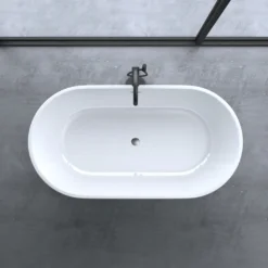 Doporro Freistehende Badewanne Vicenza520OA 150x79x59cm Ablaufgarnitur -Vidailo Verkaufe 0f1665fe74692549f8417de93981b8e5