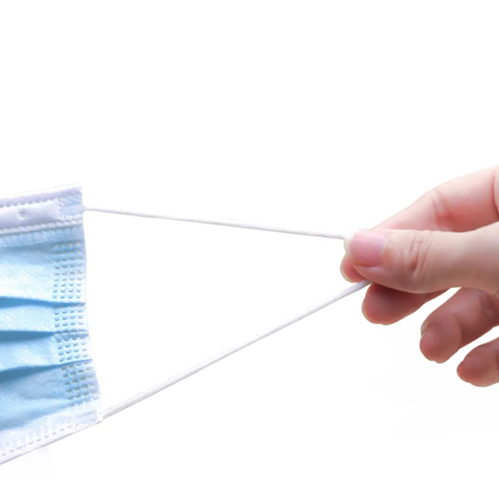 100 × 3-lagige Einwegmaske Aus Schmelzgeblasenem Stoff Für Kinder Ohrhaken Mit Hoher Elastizität Hohe Filtration Und Atmungsaktivität - Weiß 7 100 × 3-lagige Einwegmaske Aus Schmelzgeblasenem Stoff Für Kinder Ohrhaken Mit Hoher Elastizität Hohe Filtration Und Atmungsaktivität - Weiß – Bild 5