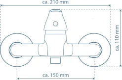 SCHÜTTE Duscharmatur ATHOS PLUS, Wasserhahn Bad, Mischbatterie Dusche In Chrom -Vidailo Verkaufe 11e22ef50269068719af7b53cec67769