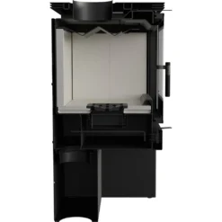 Freistehendes Kaminofen JUNO 12 Schwarz -Vidailo Verkaufe 125ab1362abe8a74301777a709c24786