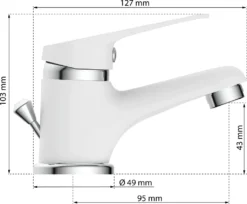 Eisl SPEED Waschtischarmatur Mit Zugstange, Wasserhahn Bad Mit Ablaufgarnitur Waschbecken -Vidailo Verkaufe 12bcde892ae9a03652535073e275df50