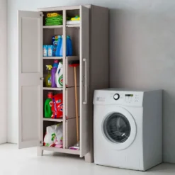 Keter Universalschrank Gulliver Beige Braun 182 Cm -Vidailo Verkaufe 12d8245bd8d578514b25e9f36c72b116