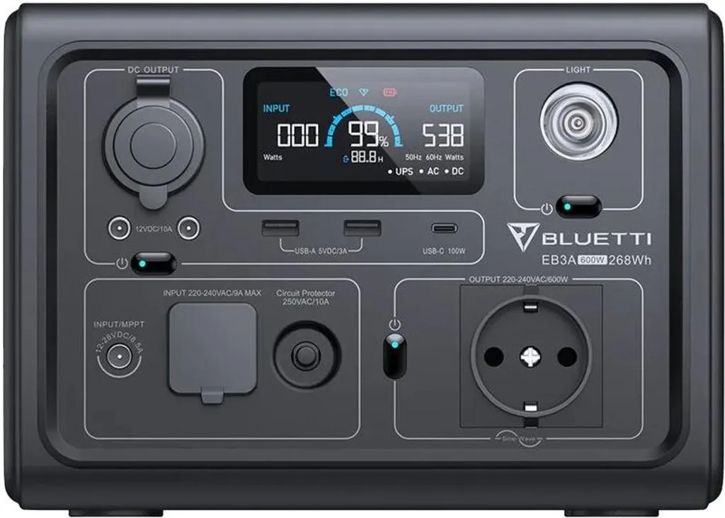 Bluetti Powerstation EB3A, 600 W 6 Bluetti Powerstation EB3A, 600 W – Bild 4