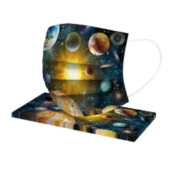 50 Stück Einweg-Gesichtsmaske Für Kinder Atmungsaktiv Kosmische Galaxie Schutzmask Winddichte Mundschutz Sternenklarer Himmel Schülermaske -Vidailo Verkaufe 13ded74bc305993fb1380dbd79bd587e