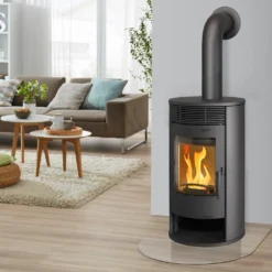 Thermia Kaminofen Olympus V6 Stahl Mit Warmluft-Lamellen -Vidailo Verkaufe 14285cbdb6dc19b9f61806b66e74bceb