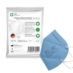 FFP2 NR Atemschutzmaske, Blau – 10er Pack ( Germany) -Vidailo Verkaufe 147d4089b389037dfd4afd7b1095f497