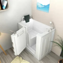 Sitzbadewanne Senioren Wanne Sitzwanne Mit Tür S08-A 68x110cm -Vidailo Verkaufe 14ae8022652a8d352fd2df994c42f575
