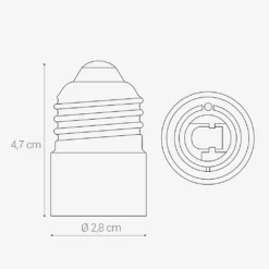 Kwmobile 4x Lampensockel Adapter Konverter - E27 Fassung Auf E14 Sockel Lampenadapter - Lampensockeladapter Für LED Halogen Energiespar Lampen -Vidailo Verkaufe 14bfdc1ed55c01af52cc5004f4196523