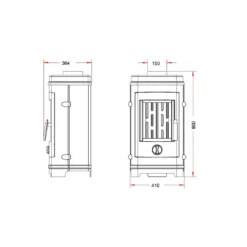 INVICTA Remilly 7 KW Holzofen Flamme Verte 7 * - Protokolle 34 Cm -Vidailo Verkaufe 1525ea2a00ff37c1b1fc3ef000defe79
