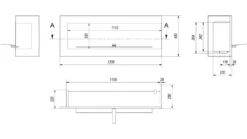 Wandkamin Bioethanol DELTA 1200 Rechts 17 Wandkamin Bioethanol DELTA 1200 Rechts -Vidailo Verkaufe 160abcb6d6862076c347196f130a3621