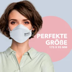 Björn&Schiller FFP2 Masken Einzeln Verpackt, 20 Stück, Germany, Atemschutzmaske Weiß 3-lagig CE 2233 , Schutzmasken Medizinisch, Atmungsaktive Einwegmaske, Mundschutz & Nasenschutz -Vidailo Verkaufe 17e0d2aceb8334ce4c309b263501bad2