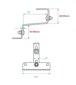 4x Photovoltaik Dachhaken Verstellbar Solar PV Halterung Edelstahl Dachpfanne 11cm 115mm -Vidailo Verkaufe 18c8cbfb1ed56c8a8e56de0843cf6022