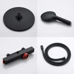 Duschsystem Mit Thermostat Schwarz 3 In 1 Duschset Mit Trennbar Badewannenarmatur Duscharmatur Aus Messing Duschset 3 Funktion Handbrause Überkopfbrause Duschstange Regendusche Für Bad 27 Duschsystem Mit Thermostat Schwarz 3 In 1 Duschset Mit Trennbar Badewannenarmatur Duscharmatur Aus Messing Duschset 3 Funktion Handbrause Überkopfbrause Duschstange Regendusche Für Bad -Vidailo Verkaufe 18dadcd5c6578683641b5f23f371116f