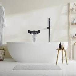 Moderne Badewannenarmatur Mit Regal Wannenarmatur Wasserfall Mit Handbrause Badewanne Armatur Duscharmatur Für Bad Schwarz Matt -Vidailo Verkaufe 19228e1403a2b4a0f28c62b7d8bc91a0