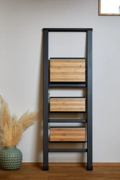 Wenko Alu-Design Klapptrittleiter 3-stufig Schwarz -Vidailo Verkaufe 197aaf2200e9143fc72dad79ed23f526