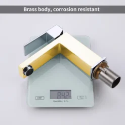 Wasserhahn Bad Armatur Waschbecken Mischbatterie Badarmatur Waschtischarmatur Einhandmischer Messing Chrom Für Badezimmer -Vidailo Verkaufe 199eddb7c4cdcc1aec3e946bc01cef7c