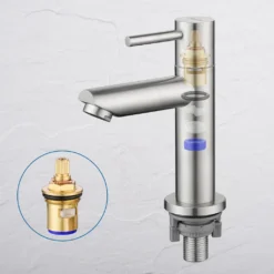 Kaltwasser Wasserhahn Bad Armatur Waschtischarmatur Badarmaturen Für Badzimmer Mit Anschlussschlauch -Vidailo Verkaufe 1a23f8e627758f1b041e4146f18a9758