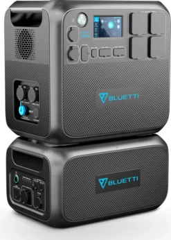 BLUETTI Stromerzeuger AC200MAX Und Erweiterungsakku B230, 4096Wh LiFePO4-Akku-Kapazität & 4 2200W AC-Ausgänge (4800W Peak) Für Den Hausgebrauch, Notfall, Road Trip