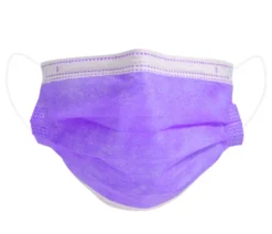 50 Stück Mundschutz Maske 3-lagig Filter OP Für Damen Herren , Farbe Wählen:AM-03P1 - 50 Stück Lila