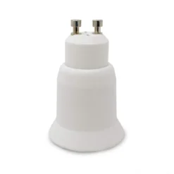 CROWN LED Hochwertige 3x Lampensockel Adapter Konverter Weiß - GU10 Fassung Auf E27 Sockel Lampenadapter - Lampensockeladapter Für LED Halogen Energiespar Lampen -Vidailo Verkaufe 1d93186563a11faf0f1857c1ffaf0642