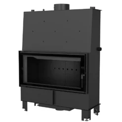 Wasserführender Kamineinsatz LUCY 20 KW Ø 200 Schwarz -Vidailo Verkaufe 1e7b94509309e2b1e50c8684542d07b7