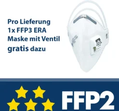 10x FFP2 Mit Ventil 3M 8822 Maske Mit CE - Atemschutzmaske -Vidailo Verkaufe 2051d58dca7bc2aa604fea3d9de166a5